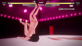 lesbian battle with anal fingering and assfucking