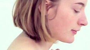 sweet teen shaving herself