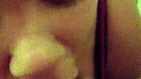 Sucking cock in detailed close-up