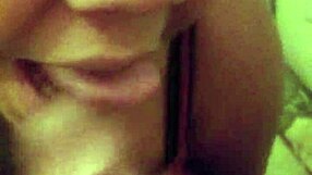 Sucking cock in detailed close-up