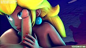 Peach feels intense pleasure while being fucked passionately