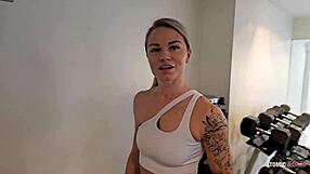 i train and fuck steve mori for the first time, deepthroating his big cock