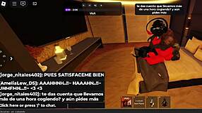 black puta diabla licks her master's cock bent over