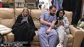 jasmine rose's hairy bush blasted with cum by doctor in hospital