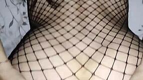 amateur couple's close-up sex with milf