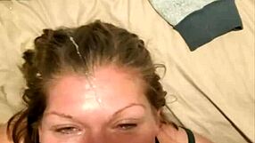 Divinity takes intense deepthroat facial