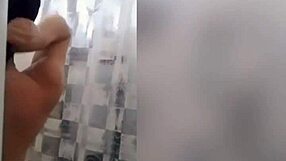 Cute Latina Teen With Tattoos Bathes In Shower, Showing Off Her Body On Webcam