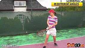 young euro redhead gets trained in outdoor fucking