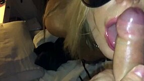 amateur couple enjoys homemade blowjob sex