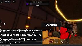 black puta diabla licks her master's cock bent over