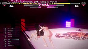 lesbian battle with anal fingering and assfucking