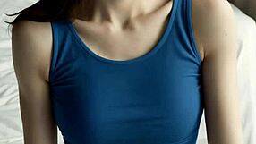 Fancy Eastern European Model Shows Off Barefoot in Lingerie and Panties