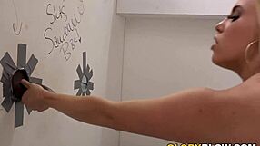 Brooke summers cheats on boyfriend with bbc at gloryhole