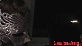 Kinky Transsexual Blowjob in Group Fetish Scene