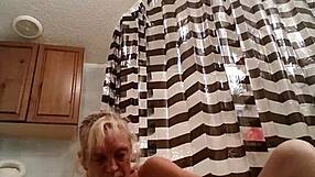 Sassy fucking herself with pussy toys and big dildo cock