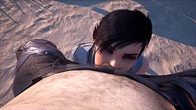 Jenny and Yason perform rough anal deepthroat titty fuck blowjob with cum facial