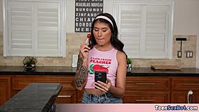 My stepsis Charlotte enjoys messy wet treats and I provide them