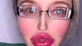 PART 3 STORY TELLING IN RUSSIAN LANGUAGE WITH ACCENT, HUGE GLASSES FETISH