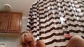 Sassy fucking herself with pussy toys and big dildo cock