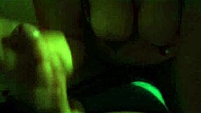 Sexy Blonde Beauty Blows Partner During Steamy Smoke Session