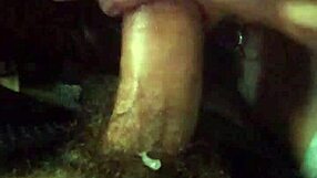 Intense cock sucking session