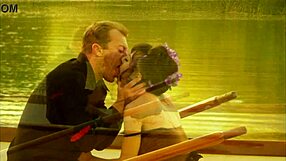 Cytherea fucked in the canoe with gaping anal