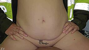 Blonde police officer works in office with latina colleague