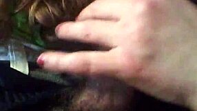 Intense cock sucking session