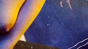 Submissive swallows cock and balls completely