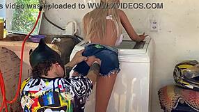 Mother-in-law offers ass sex toy after long time tease