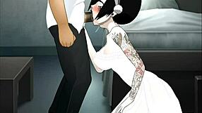 In This Random Scene, She Performs a Super Deep Throat