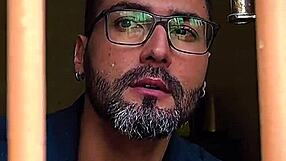 this old cuckold gets humiliated with blowjob.