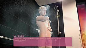 My step mom helps me in the bathroom