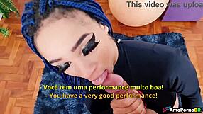 Innocent 18-Year-Old Brazilian Teen Gives First Blowjob