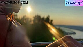 Latina Plays With Nipples Outdoors Boldly