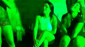 Exhibitionist Pair Hooks Up Submissively At Wild Party