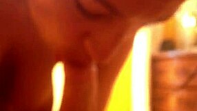 Italian amateur with perfect body gives sexy big tits blowjob