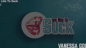 Amateur Blonde Sucks Cock In Bedroom