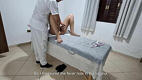 Doctor Performs Exams On Blonde Patient's Pussy And Ass Before Ass Licking