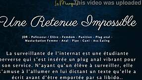 Une retenue impossible - french audio porn femdom anal.