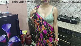 Деси индийска бабхи изневерява в кухнята с девер пълен филм