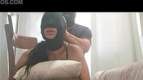 Chairtied Hooded Latina Takes Big Cock on All Holes?