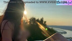 Latina Plays With Nipples Outdoors Boldly