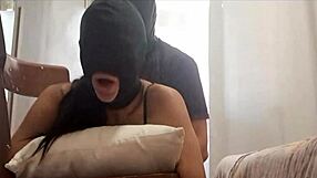 Chairtied Hooded Latina Takes Big Cock on All Holes?