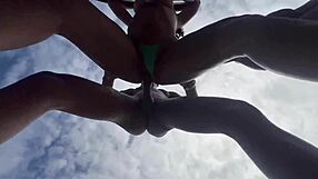 Friends take beauties to the woods