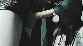 Milf Whore Sucking and Gagging on Big Cock