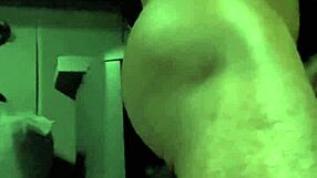 Petite ebony throat training