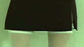 Devlyn Lace's deepthroat swallow contrasts with facial cumshot.