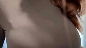 stepmother caresses her milky tits to orgasm on webcam