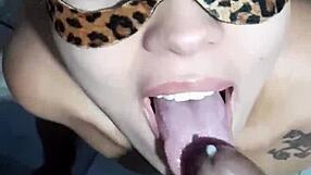 Big Cock Cumming and Pissing in Slut's Mouth?